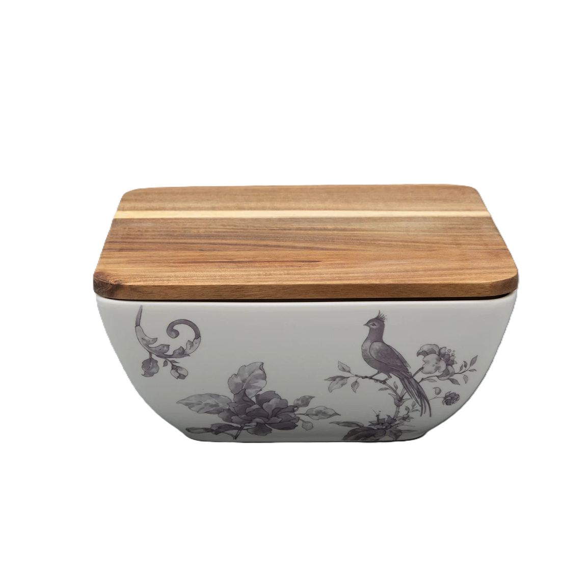 IMPERIAL PORCELAIN Ahşap Kapaklı Salata Kasesi 23cm Monplaisir