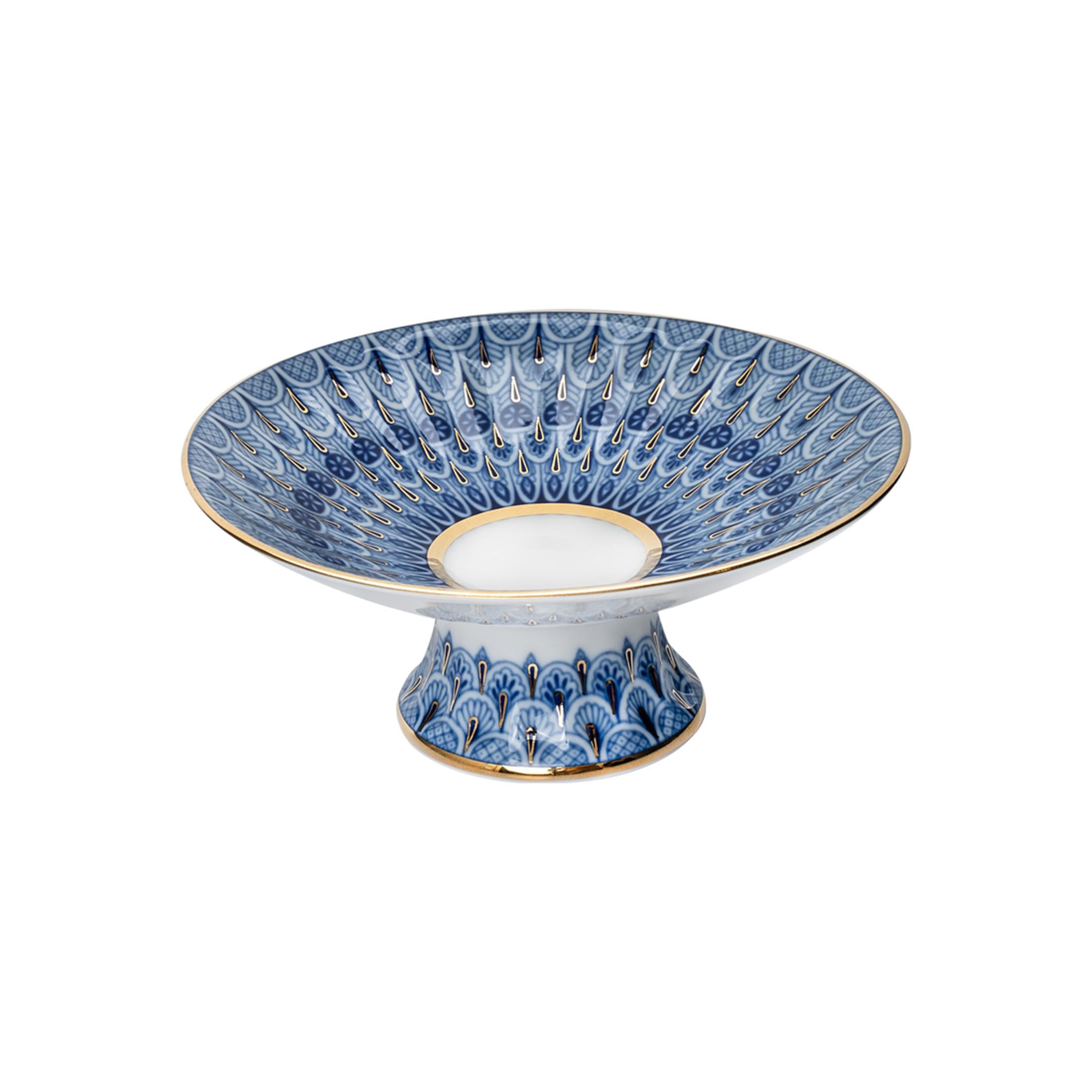 IMPERIAL PORCELAIN Ayaklı Meyvelik  Forget-me-not