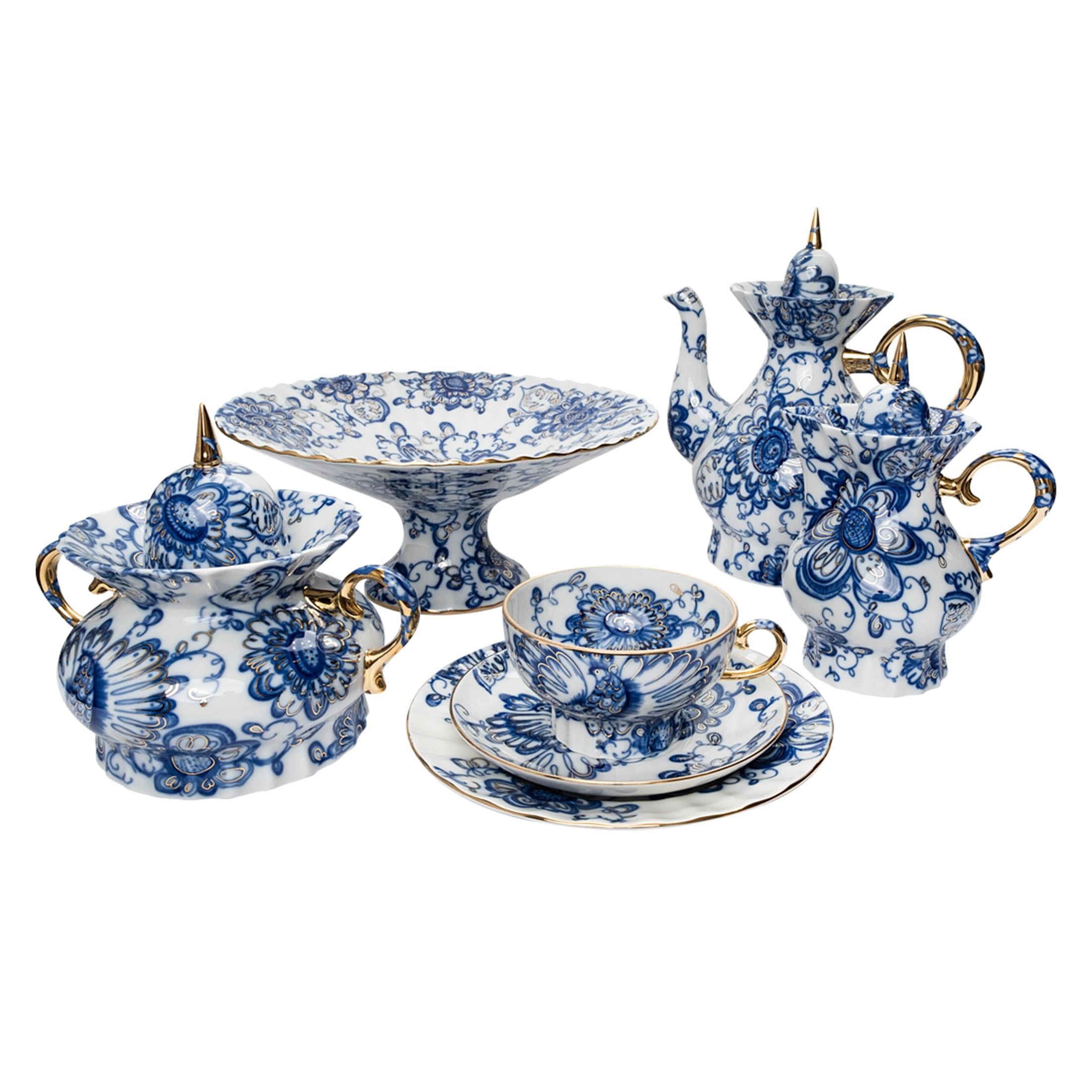 IMPERIAL PORCELAIN Çay Seti 6 kişilik 22 Parça Singing Garden