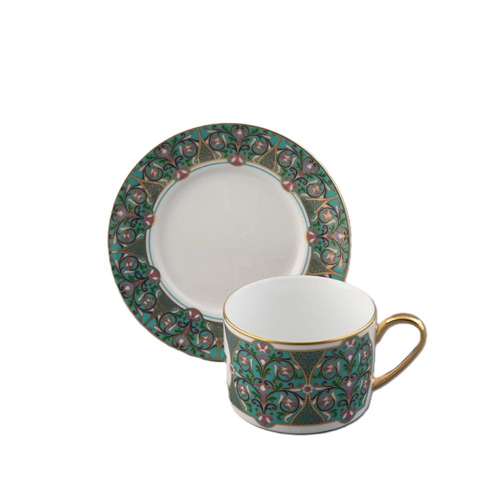 IMPERIAL PORCELAIN Hediye Seti Çay Fincanı 250ml Menekşe