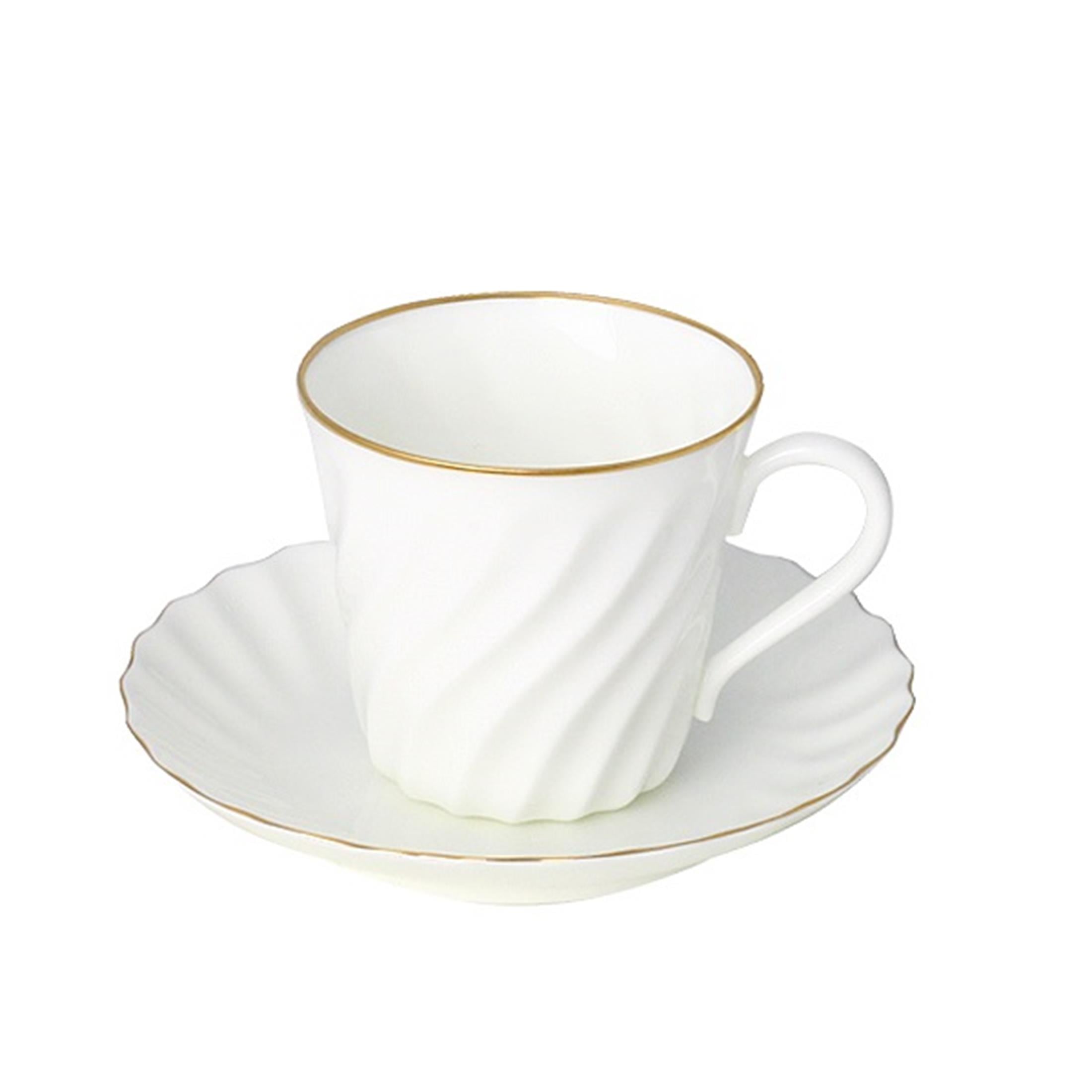 IMPERIAL PORCELAIN Kahve Fincanı 165 ml Golden edging 6