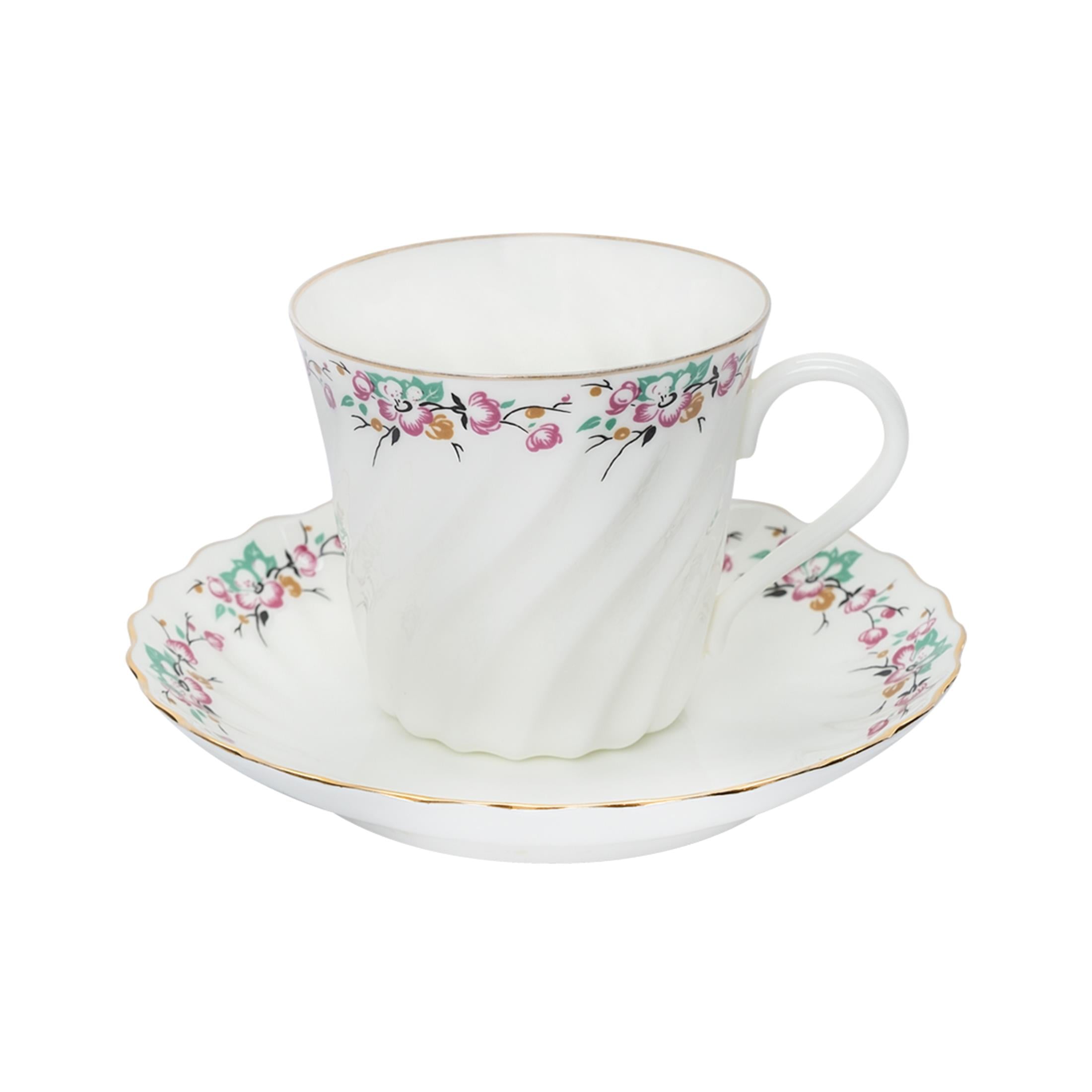 IMPERIAL PORCELAIN Kahve Fincanı 165 ml Spring with Edging
