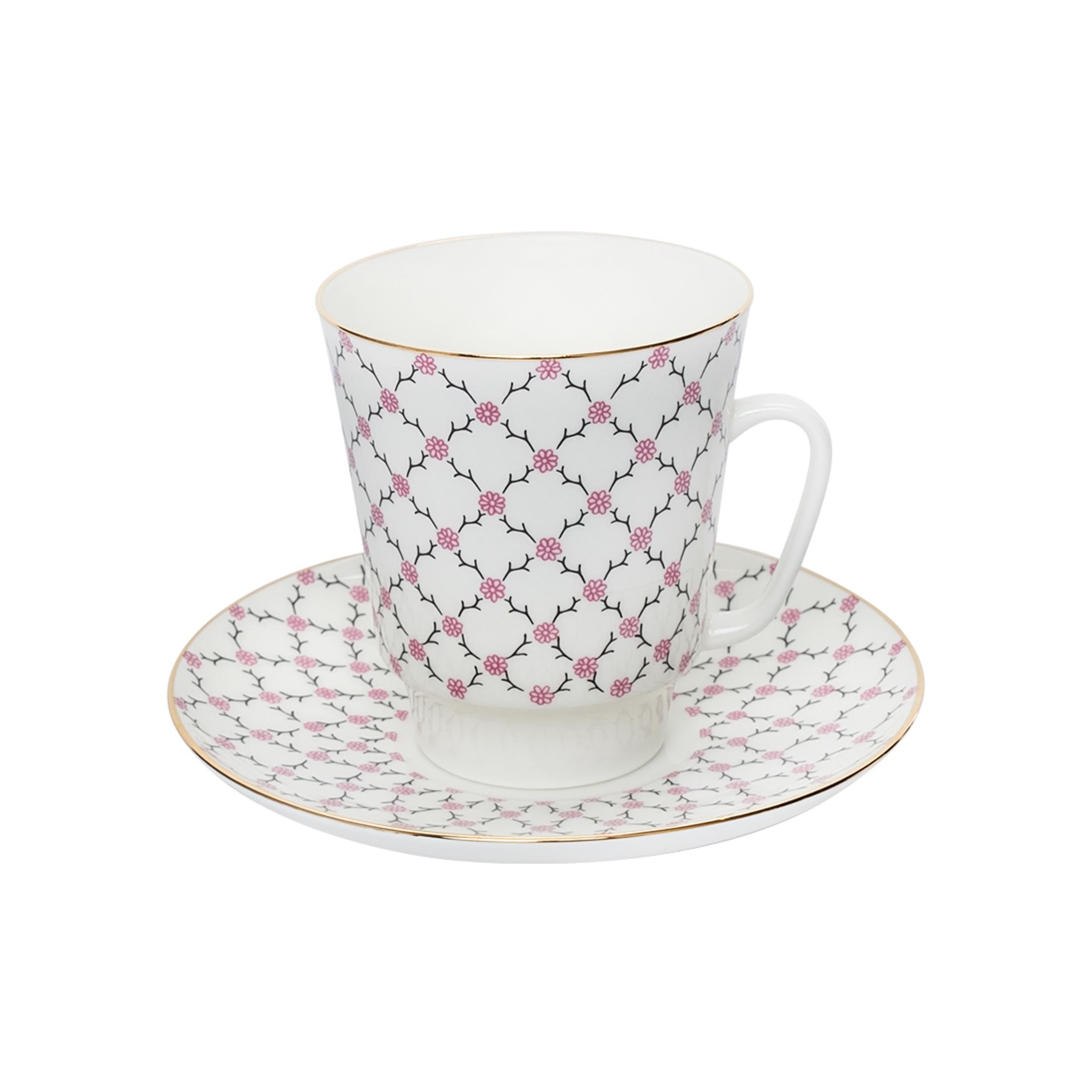 IMPERIAL PORCELAIN Kahve Fincanı 165 ml Pink net