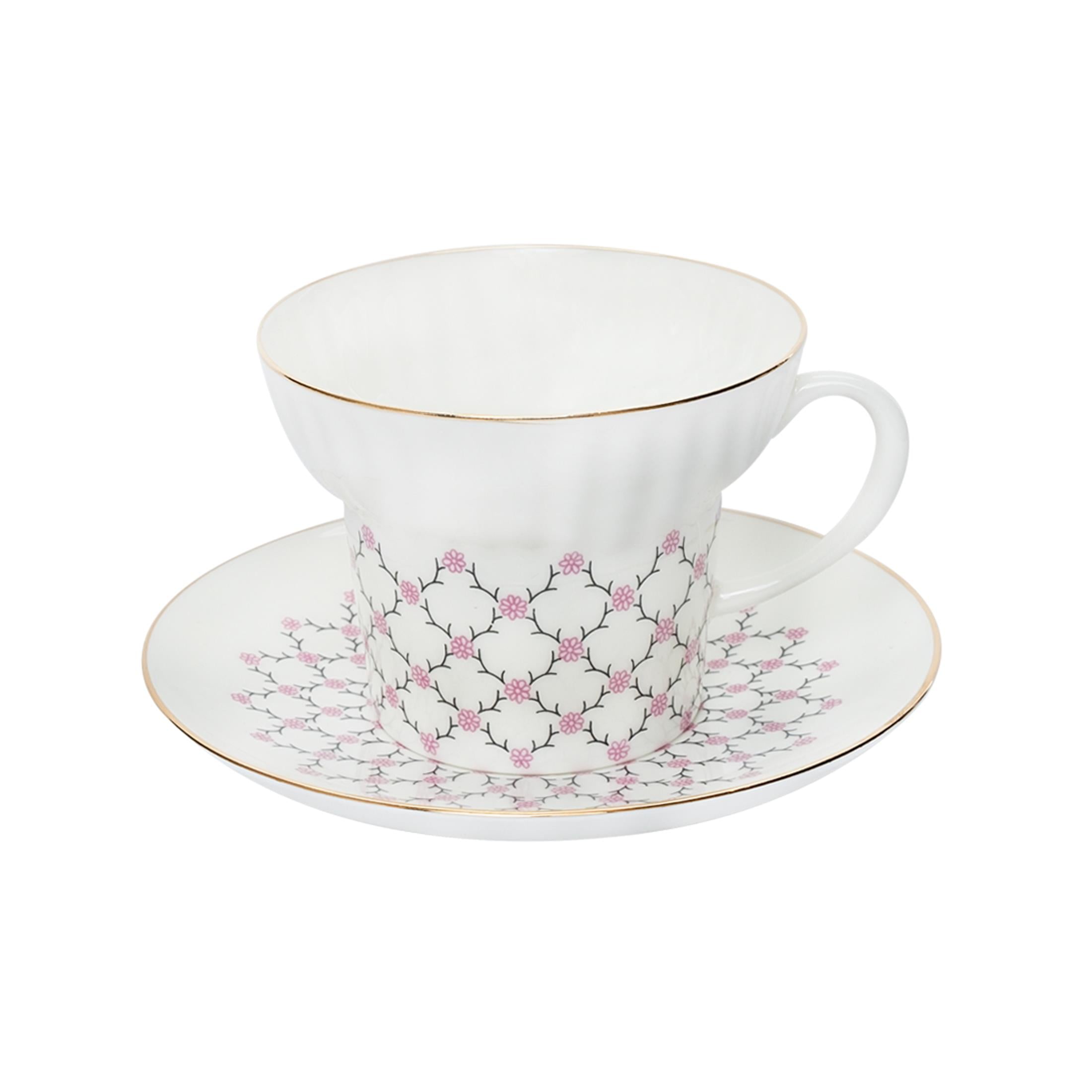 IMPERIAL PORCELAIN Kahve Fincanı 165 ml Pink net