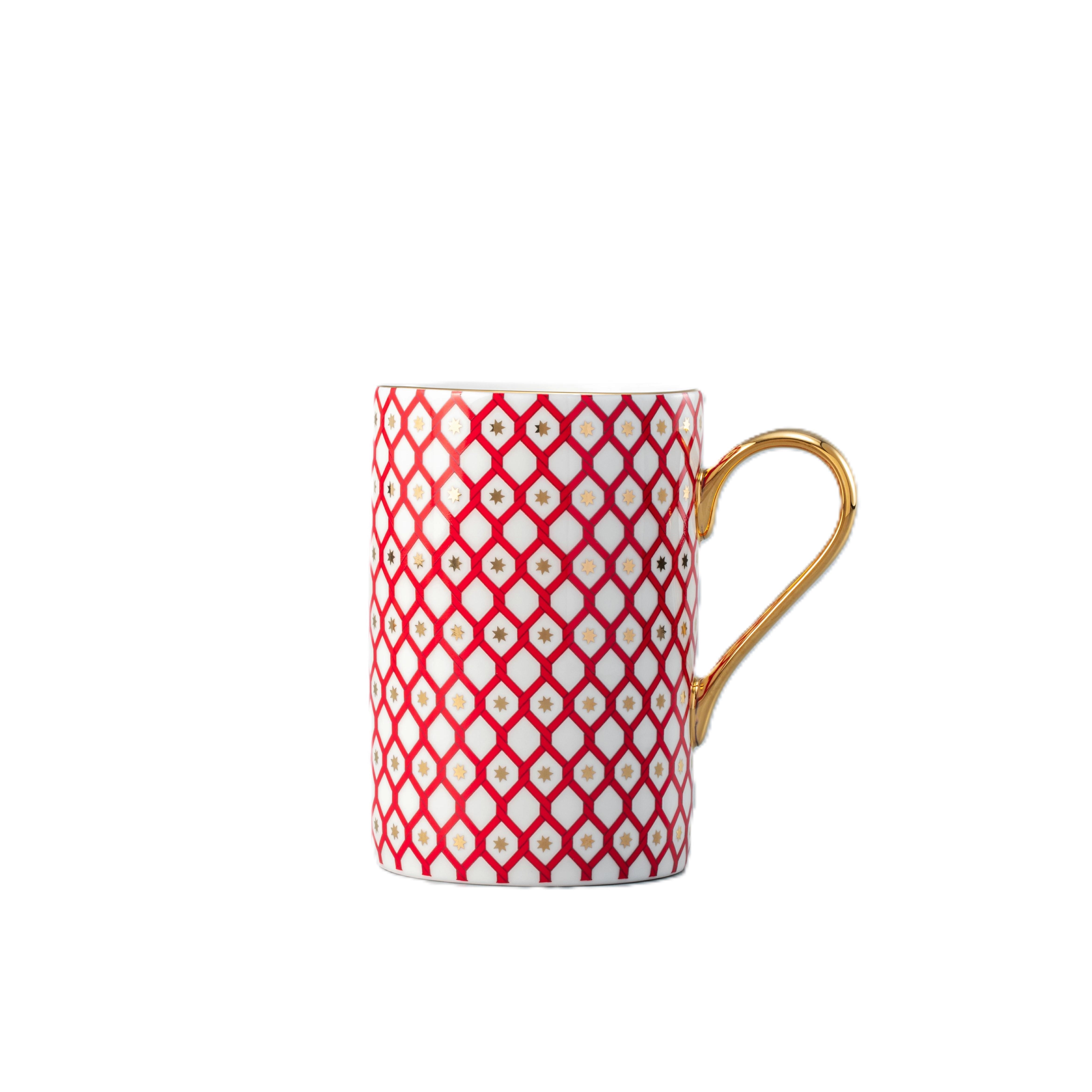 IMPERIAL PORCELAIN Kupa Takımı Kırmızı 400ml Ldyll