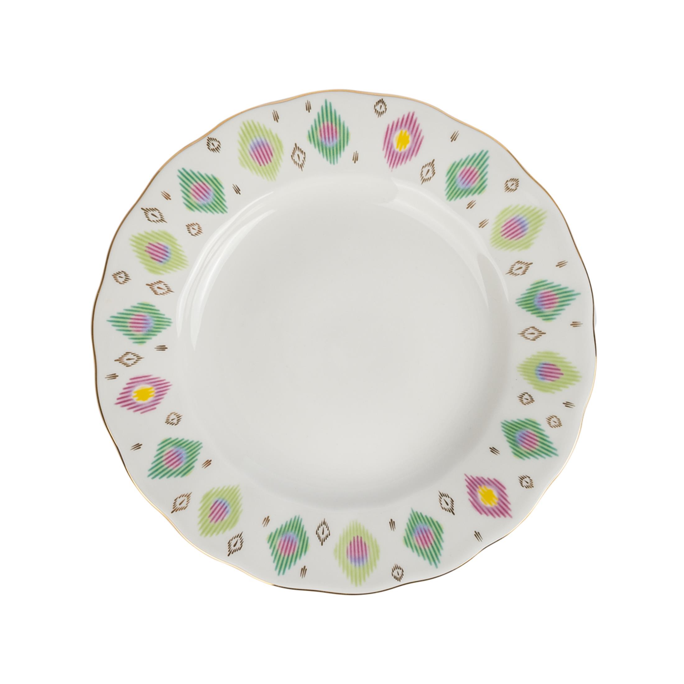 IMPERIAL PORCELAIN Pasta Tabağı 18 cm Peacock Feather