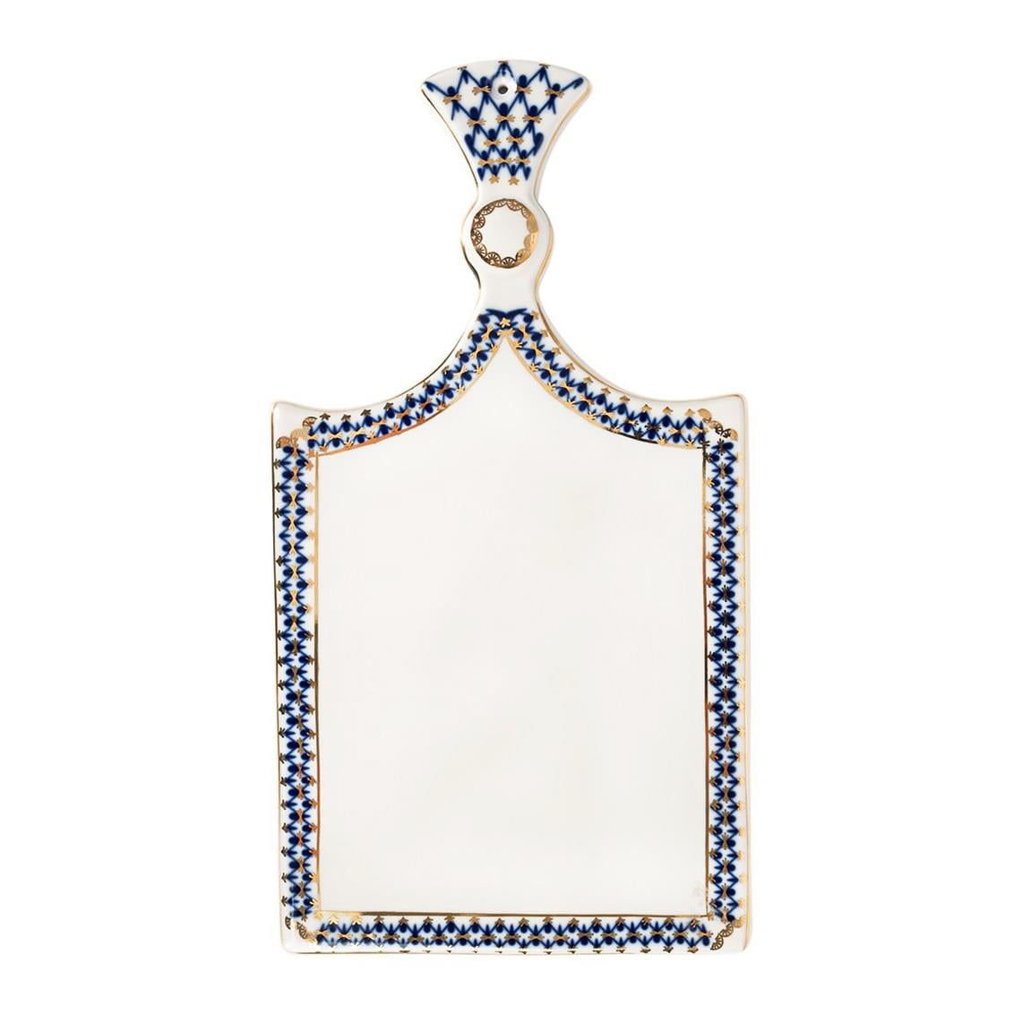 IMPERIAL PORCELAIN Peynir Tabağı 33,5 cm Cobalt net Mavi