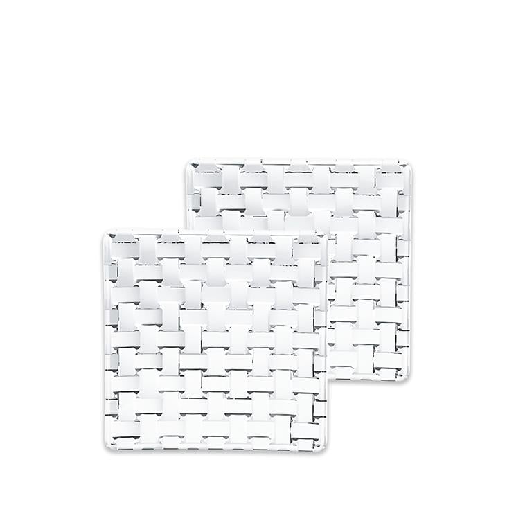 NACHTMANN Kare Tabak 21cm 2'li Set Bossa Nova Şeffaf