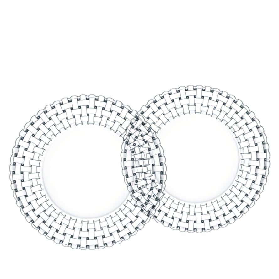 NACHTMANN Servis Tabağı İçi Düz 32cm 2'li Set Bossa Nova Şeffaf