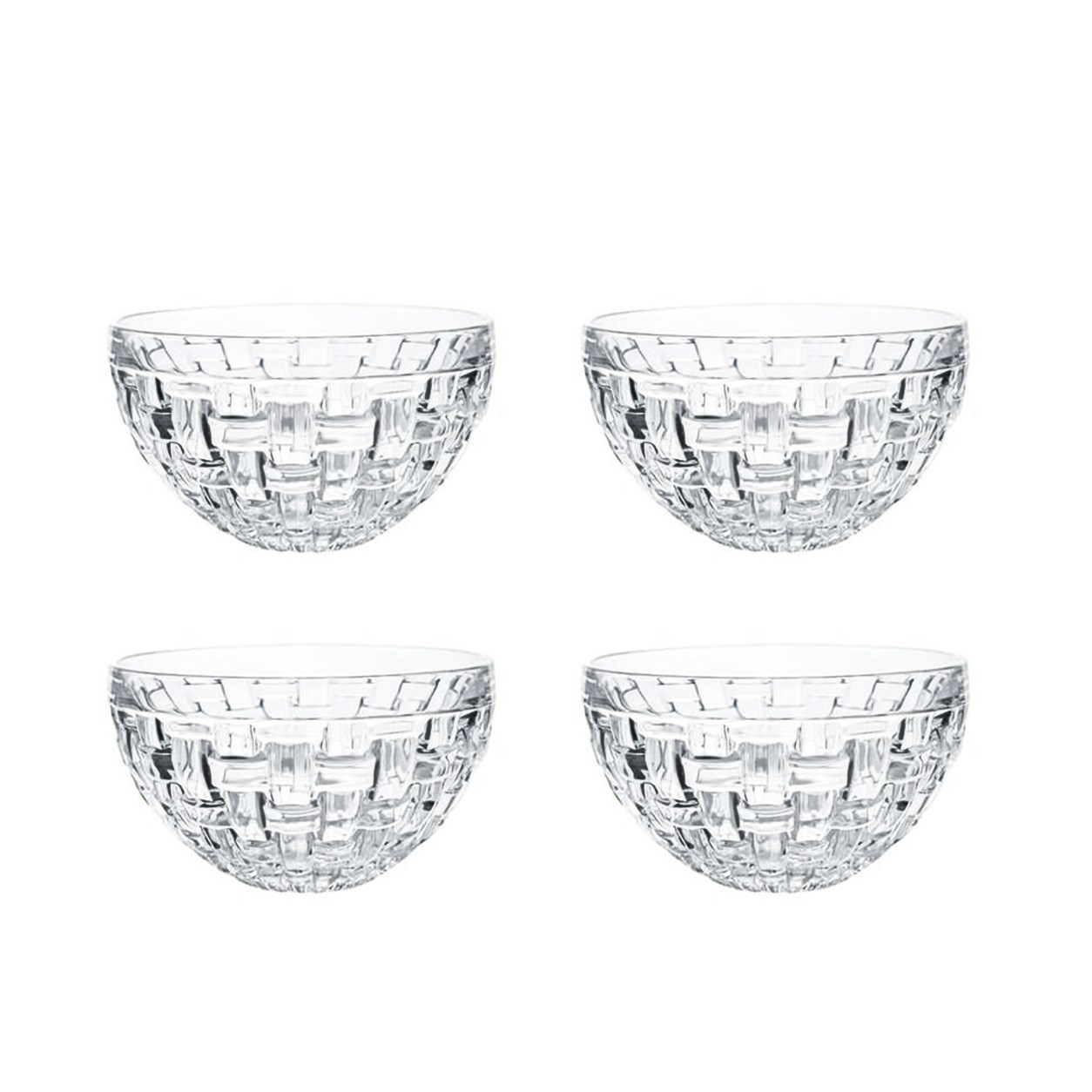 NACHTMANN Round Bowl 9.5cm Single Bossa Nova Transparent