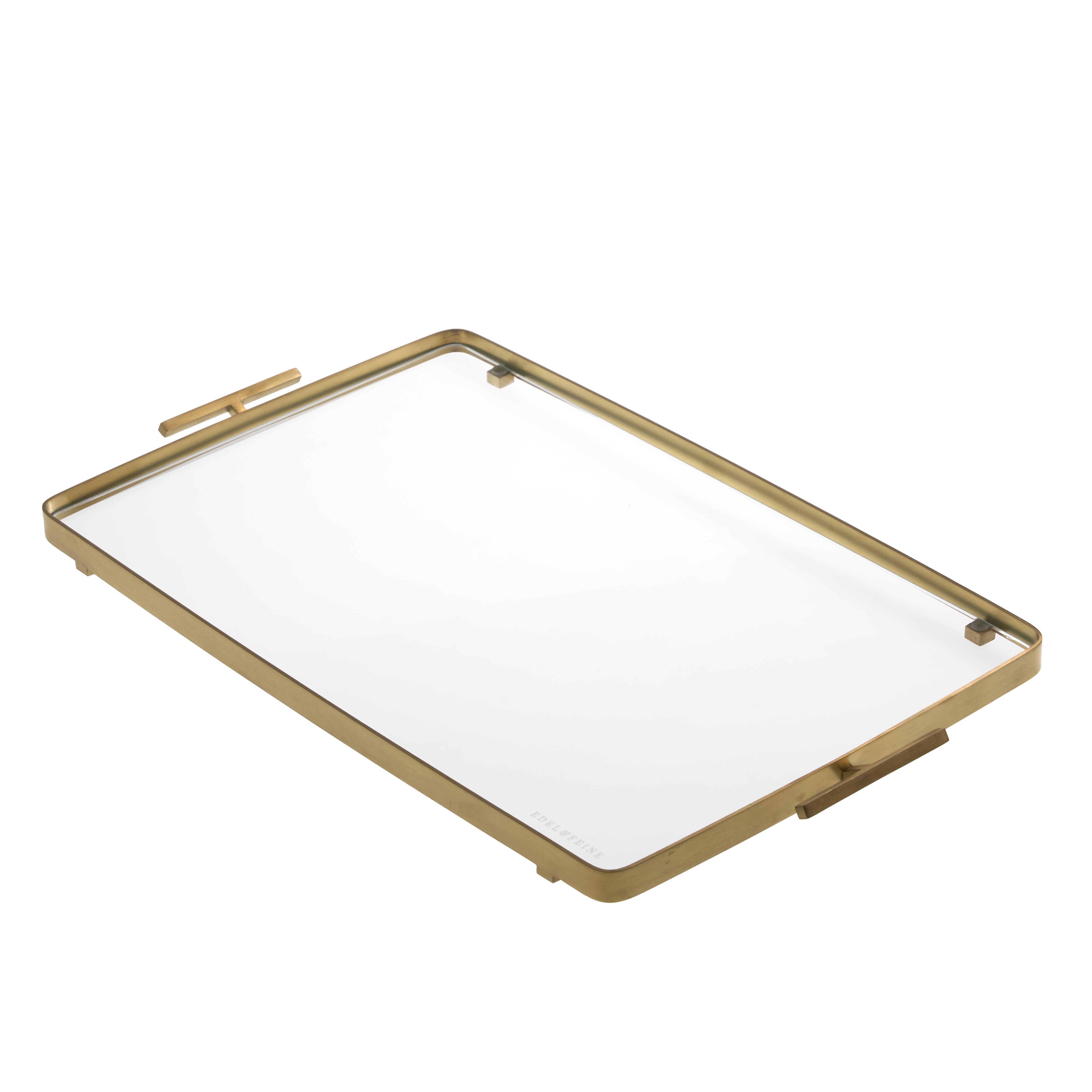 Rêve De Cristal 39 cm Gold Tepsi