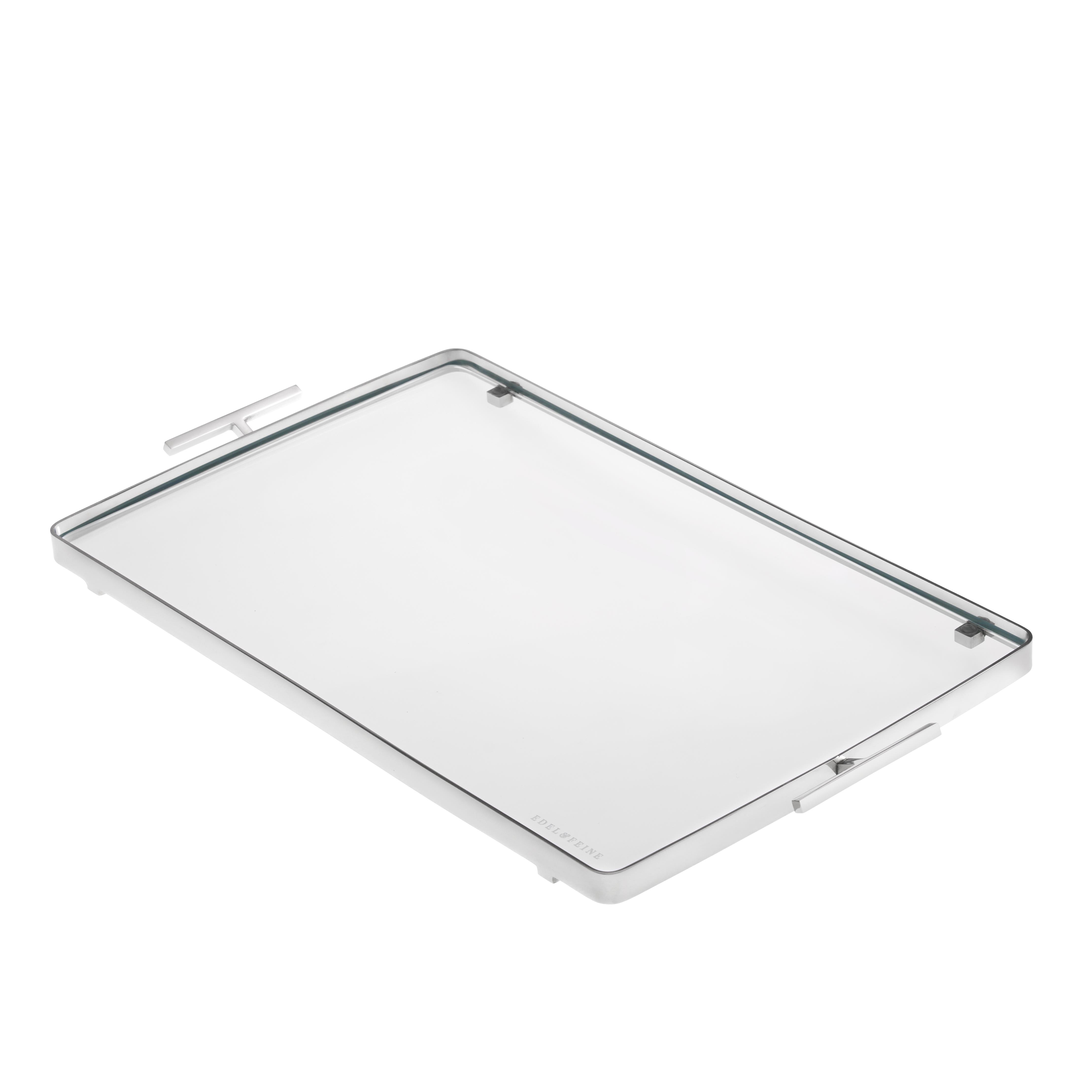 Rêve De Cristal 39cm Silver Tepsi