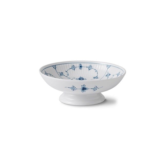 ROYAL COPENHAGEN Ayaklı Kase 420ml Blue Fluted Plain