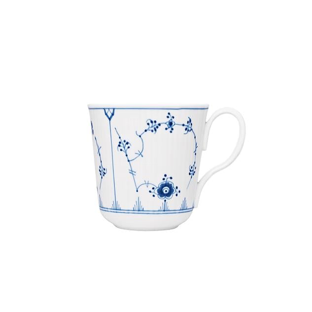 ROYAL COPENHAGEN Kupa 300ml Blue Fluted Plain