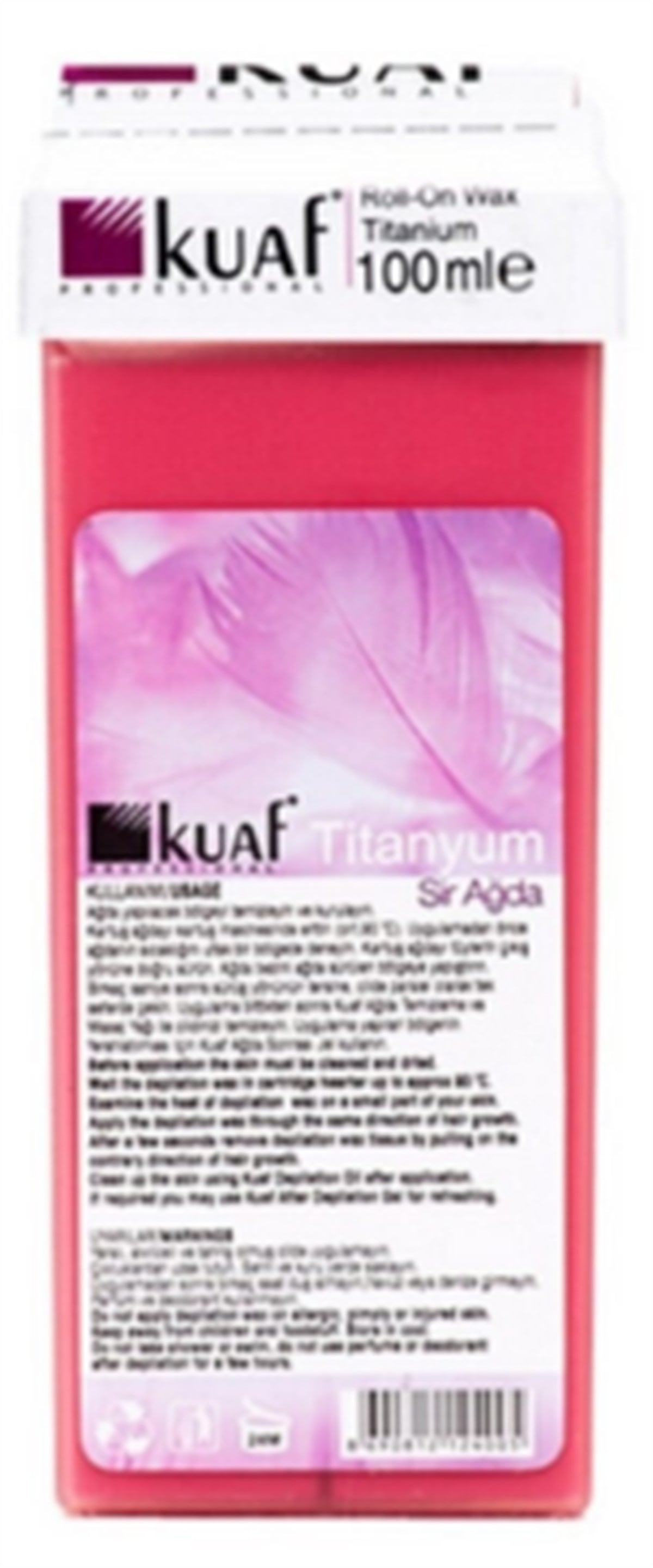 kartuş ağda kuaf 100ml.titanyum