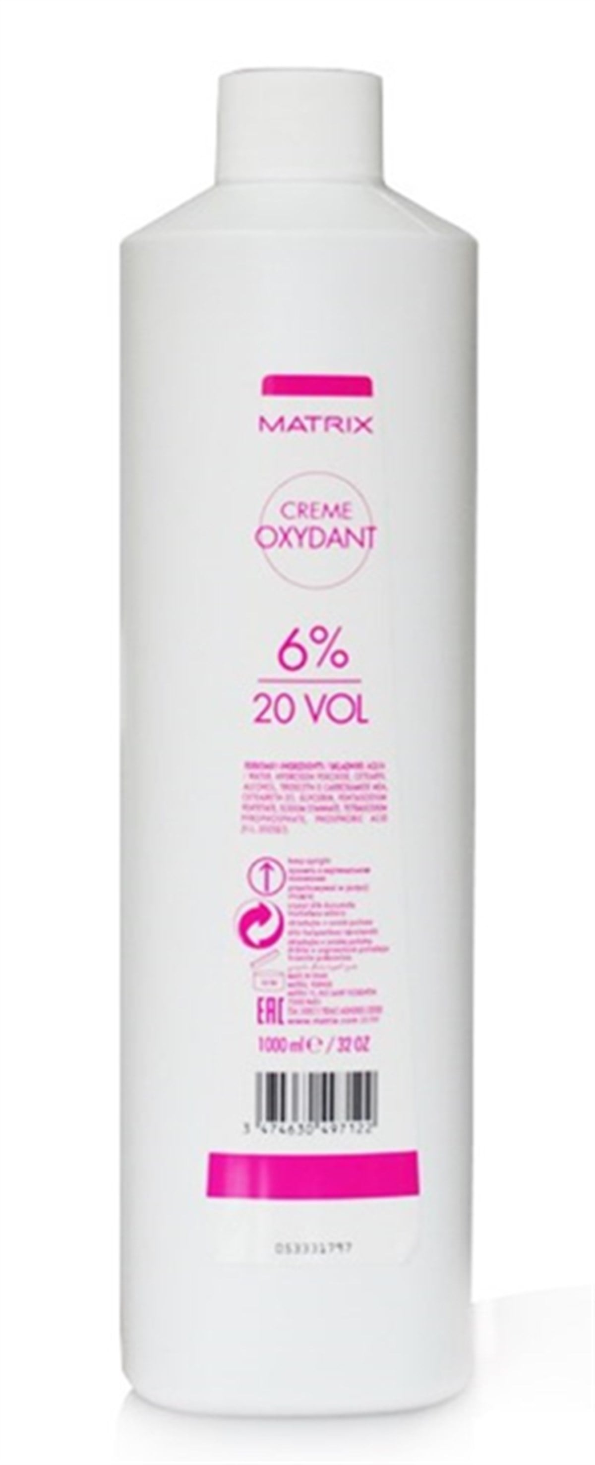 matrix oksidan 1000ml. krem 20 volum