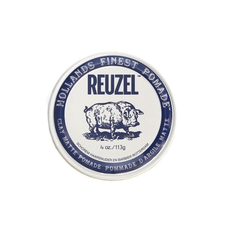 Reuzel Clay Matte Pomade - Orta Tutuşlu Mat Görünüm  Wax