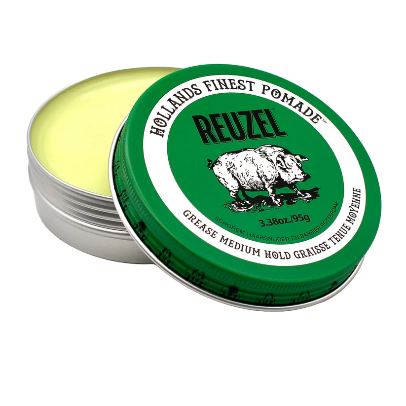 Reuzel Green Pomade Grease - Orta Tutuşlu Wax