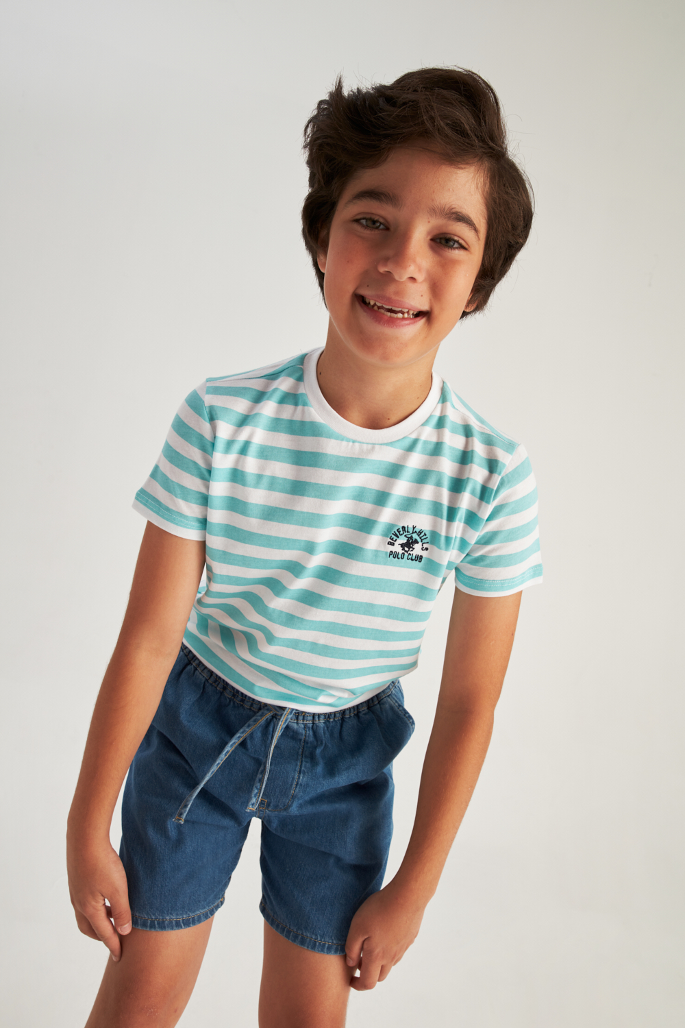 Denim polo cheap club