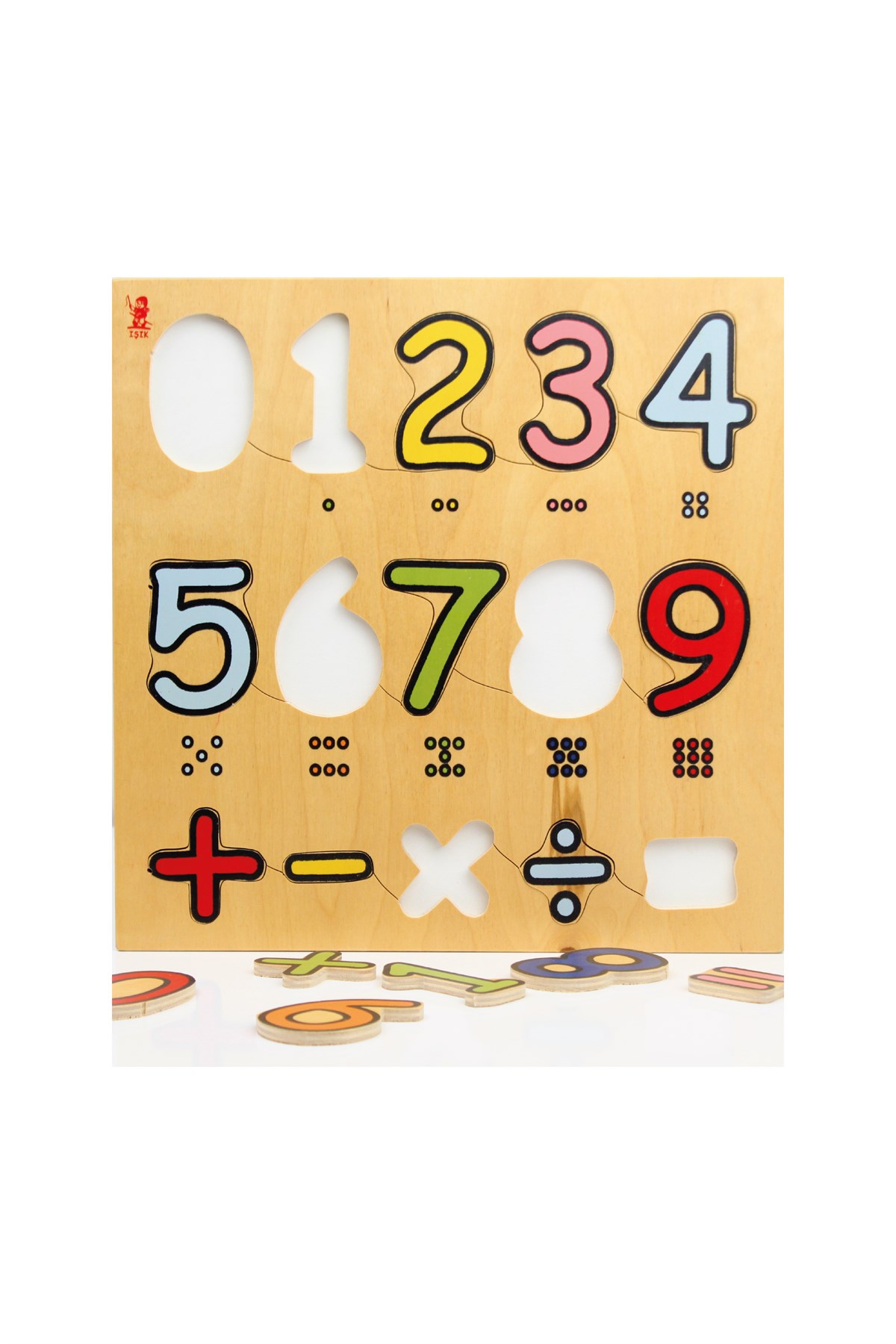 Sayılar Ahşap Puzzle, Puzzle, Bebekler ve Çocuklar için Doğal Ahşap  Oyuncaklar ve Puzzler, Ahşap Oyuncak Üreticisi Işık Yayın Oyuncak