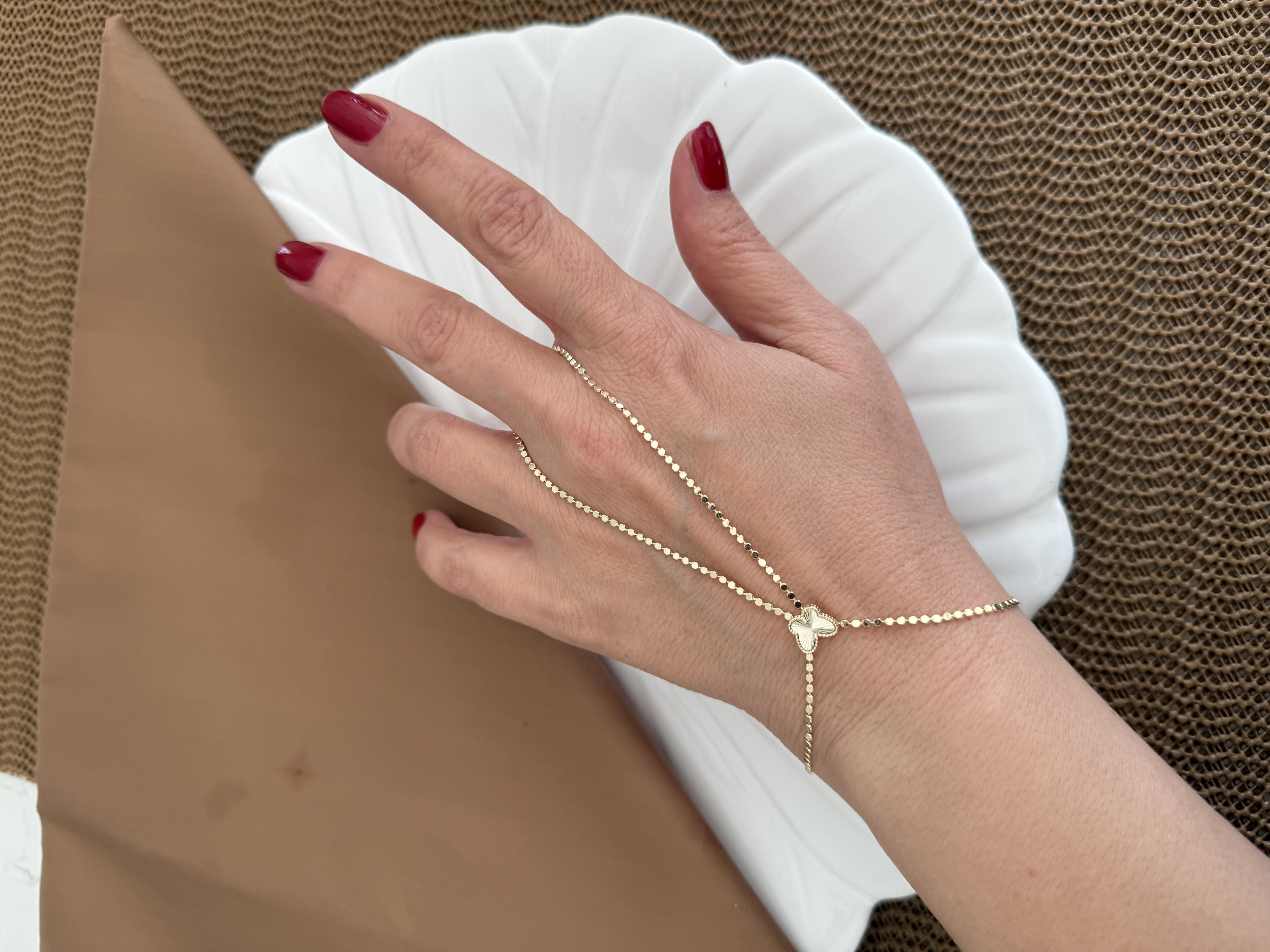 Özel Seri Gold İnce Ezme Kelebek Şahmeran