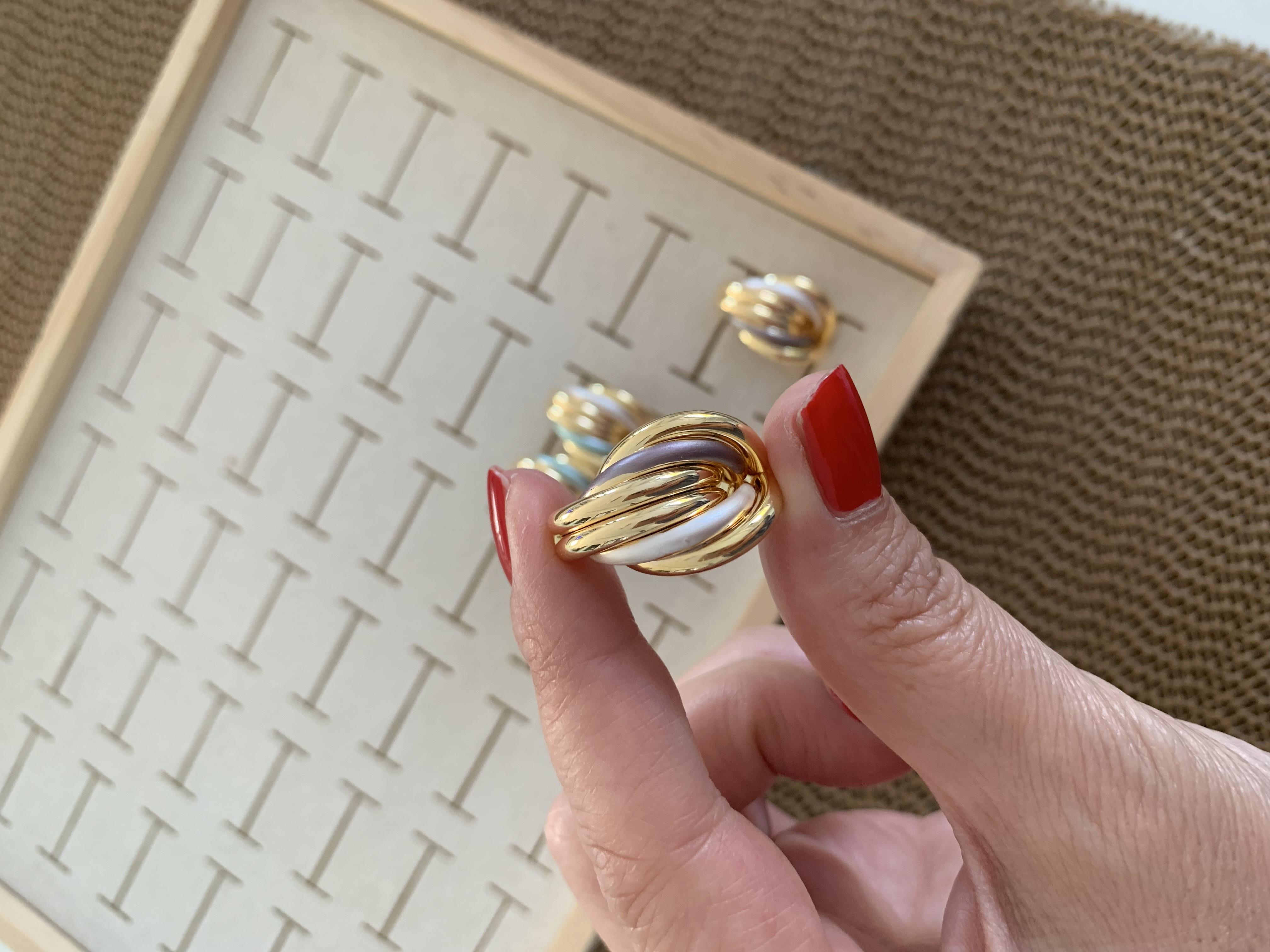 Özel Seri Renkli Vintage Midye Tasarım Küpe