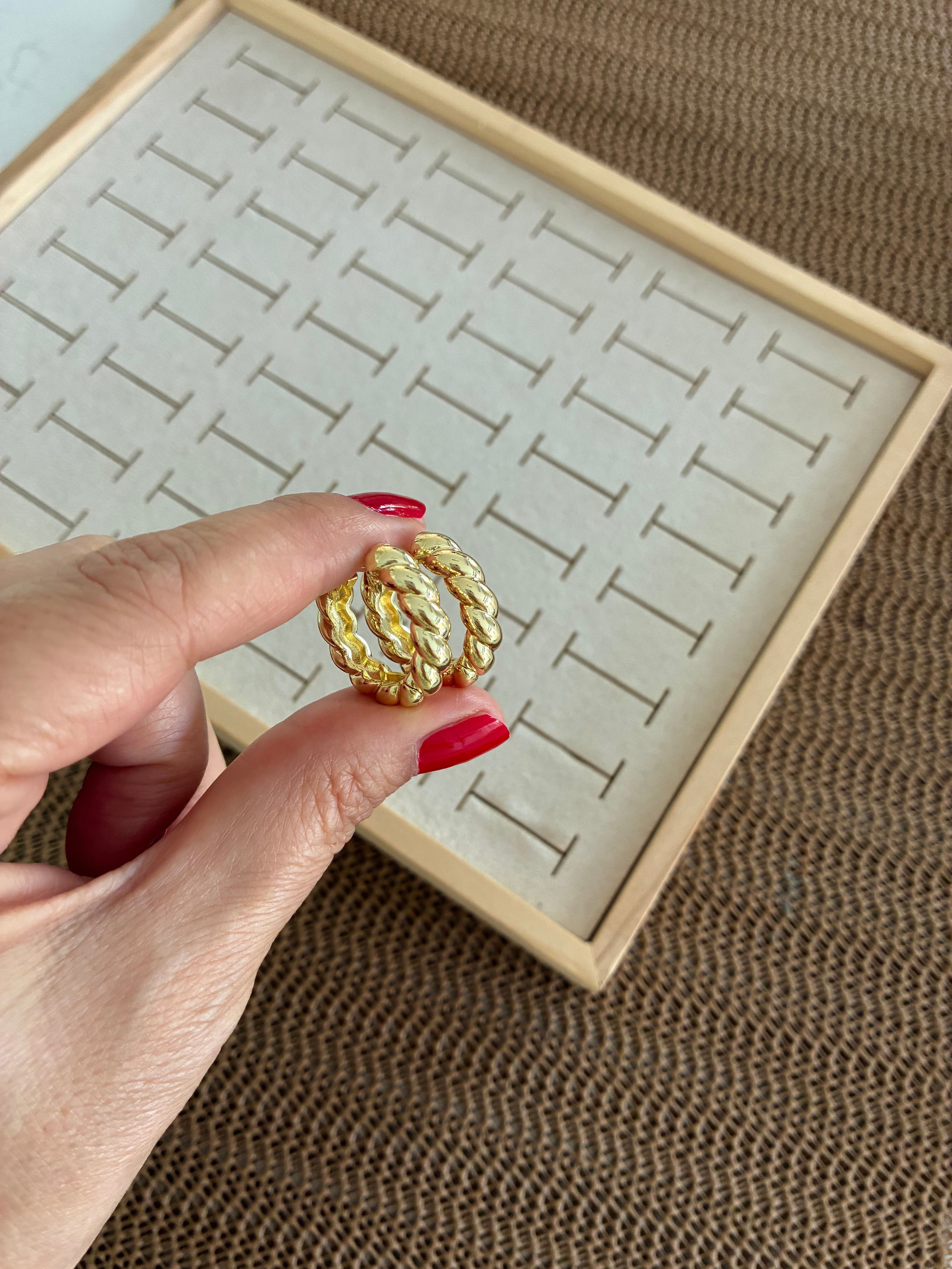 Vip Gold 2 cm Burgu Halka Küpe