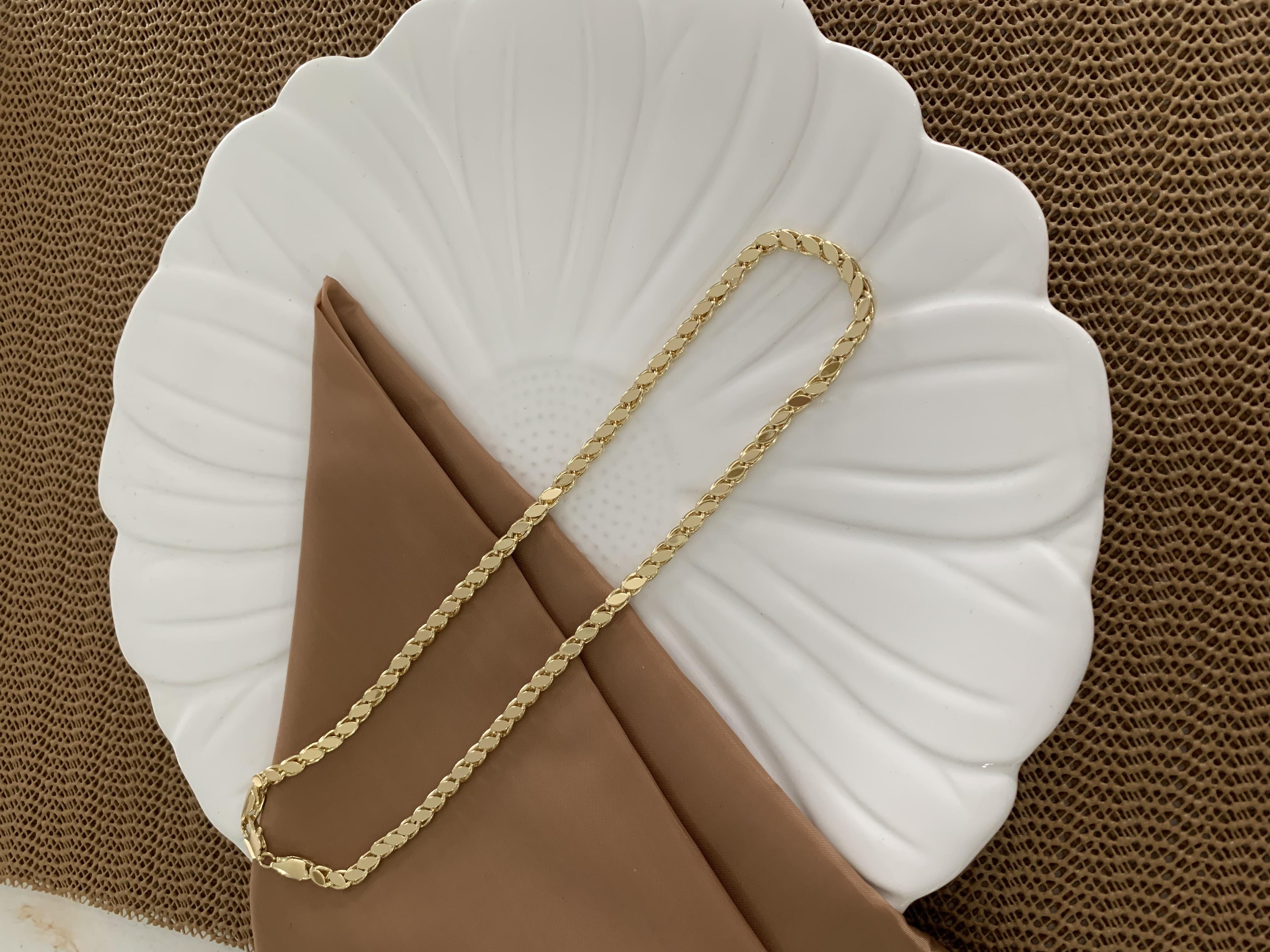 Vip Gold 50 Cm Arpa Zincirli Kolye