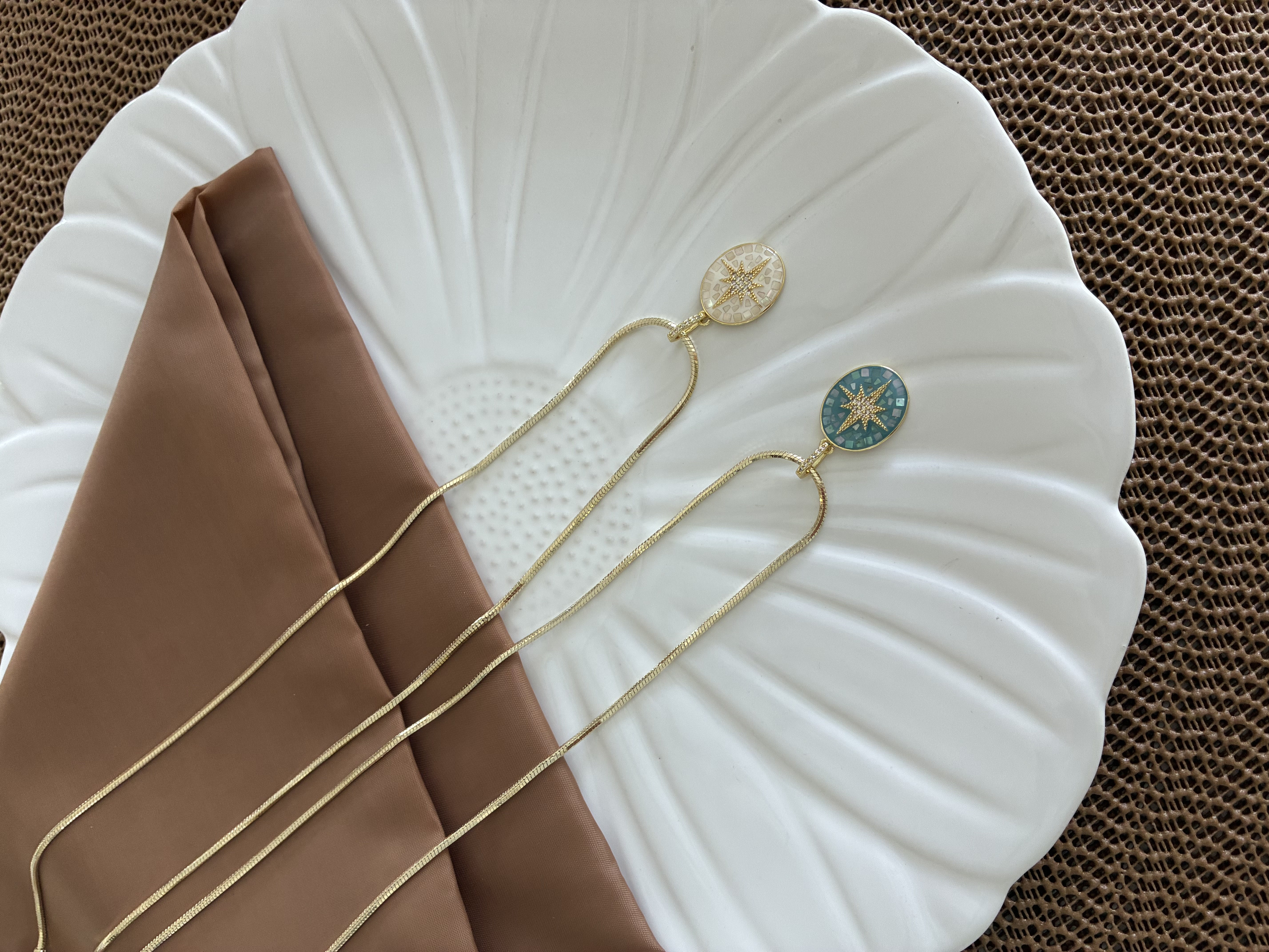 Vip Gold 50 Cm İtalyan Zincir Zirkon taşlı Kutup Yıldız Kolye