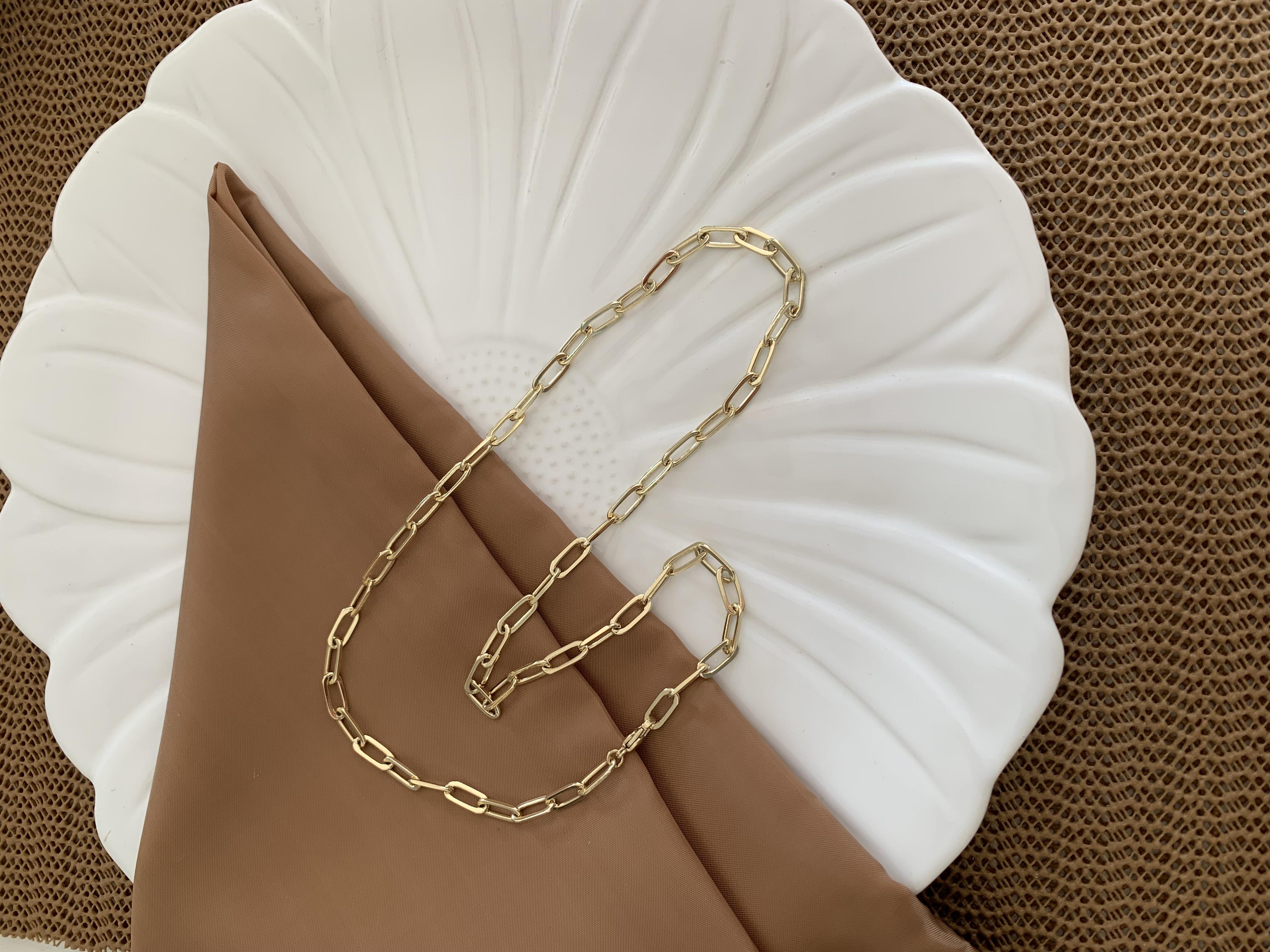 Vip Gold 54 Cm Ataç Zincirli Kolye