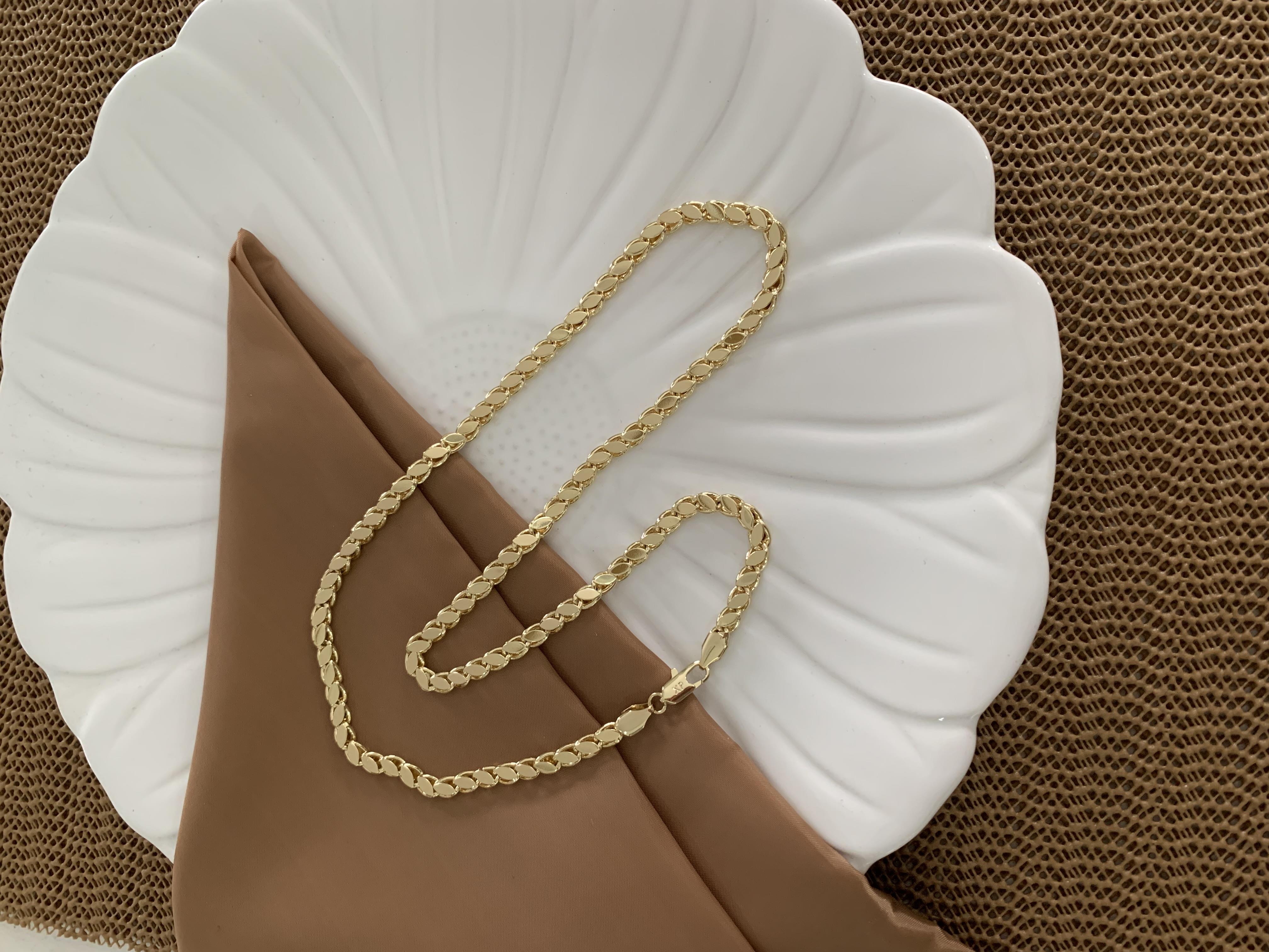 Vip Gold 60 Cm Arpa Zincirli Kolye