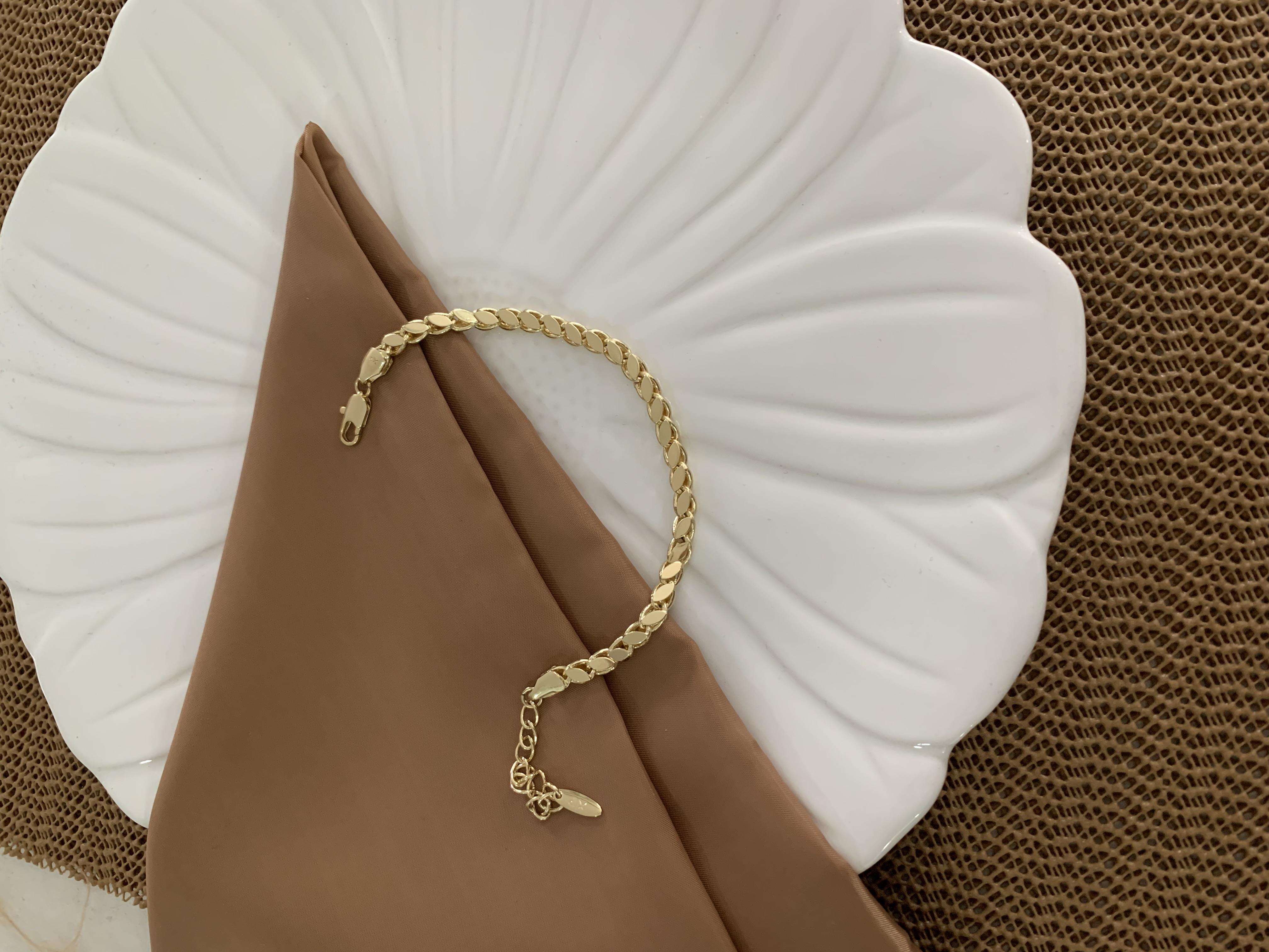 Vip Gold Arpa Zincir Bileklik
