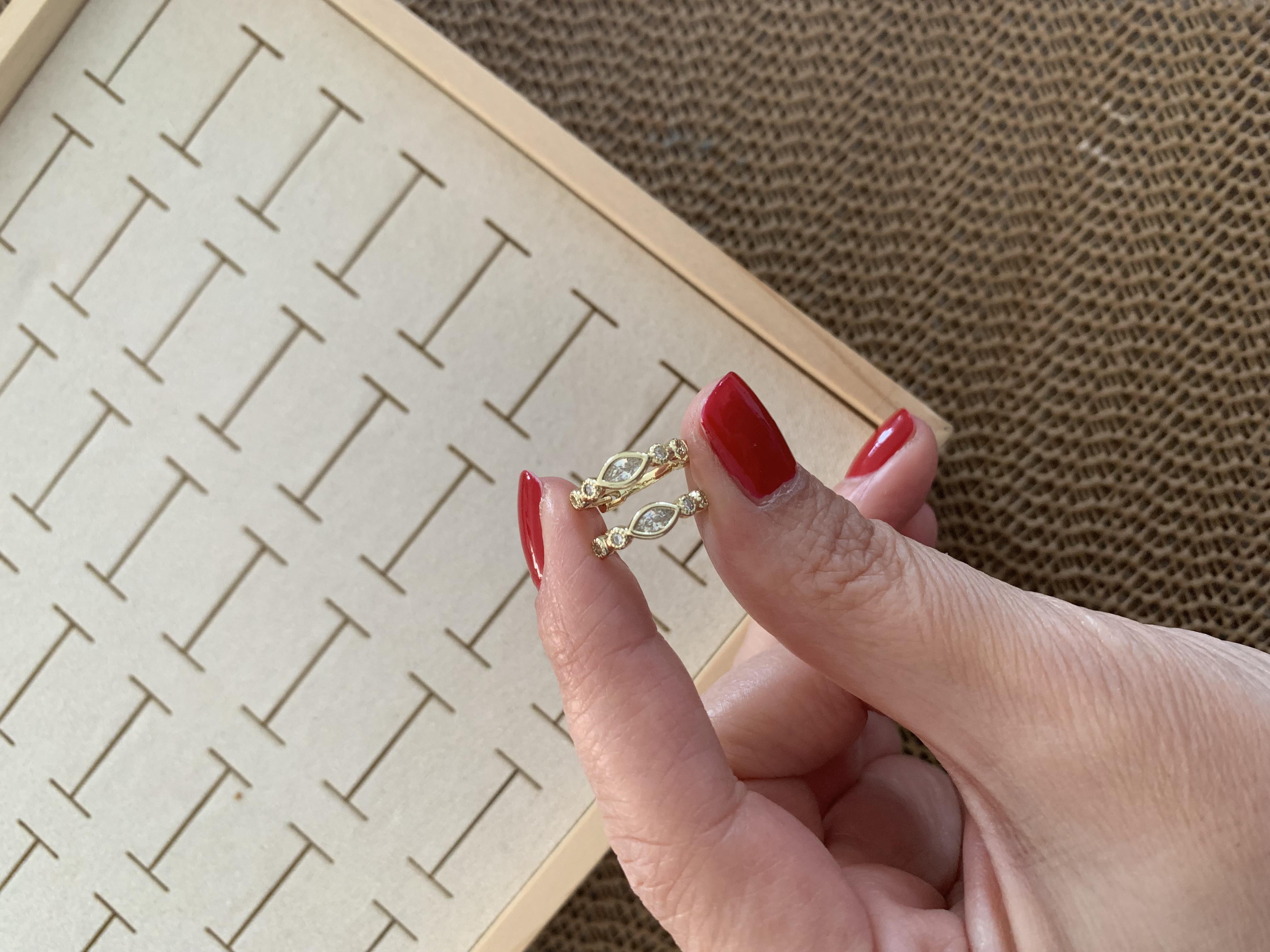 Vip Gold Baget Tek Taşlı Damla Halka Küpe