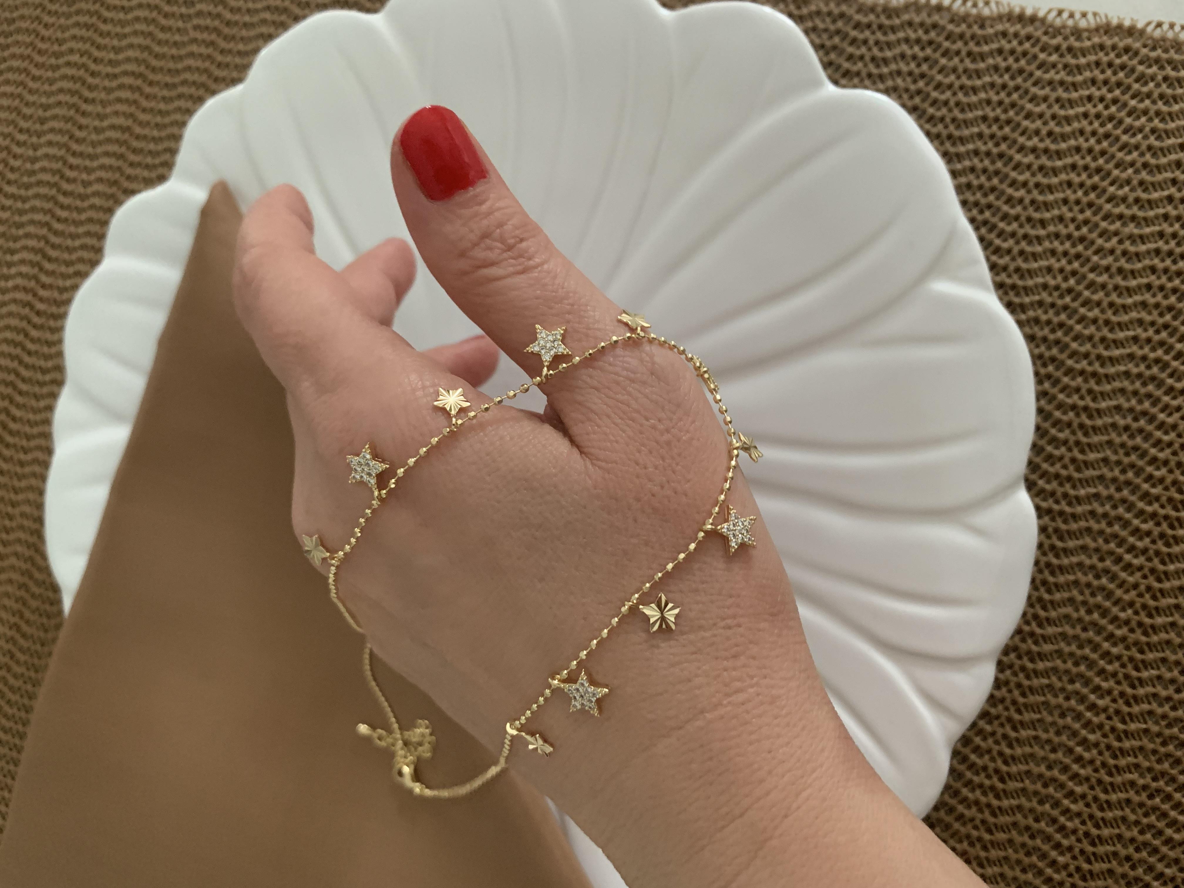 Vip Gold Mini Dorika Zincir Zirkon Taşlı Yıldız Kolye