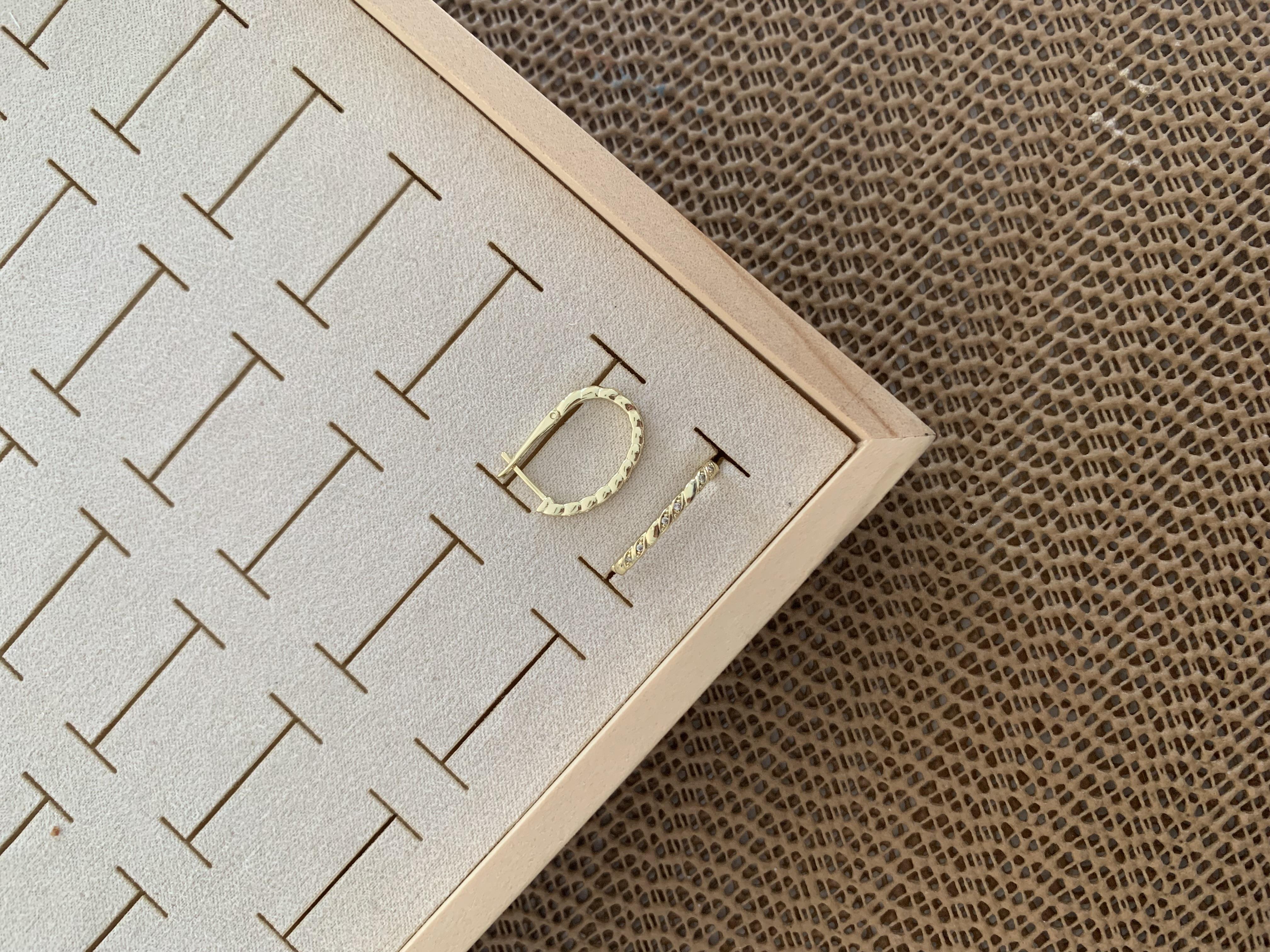 Vip Gold Zirkon Taş S Sıralı İnce Oval Küpe
