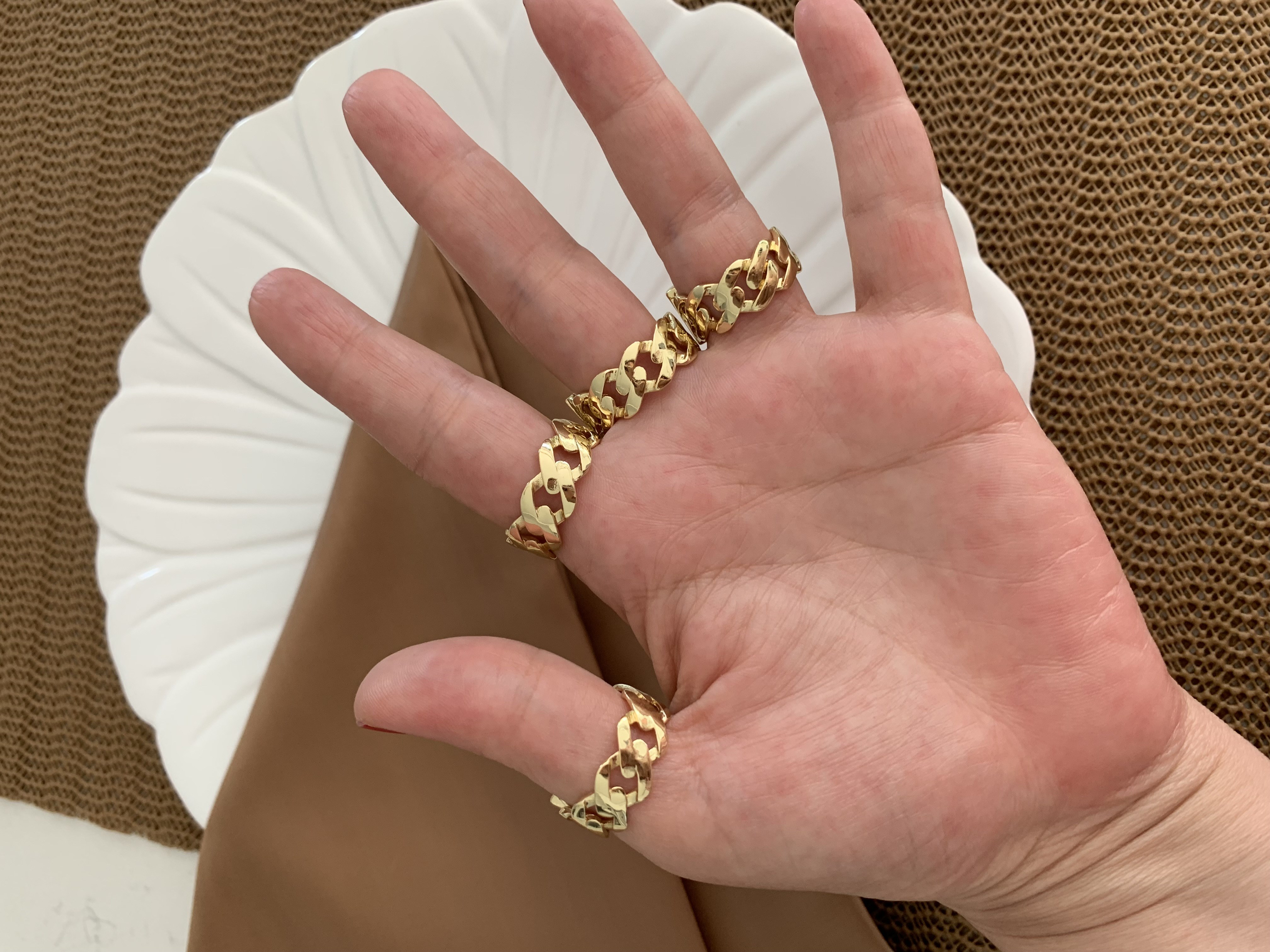Vip Gold Zirkon Taşlı Kalın Gurmet Yüzük