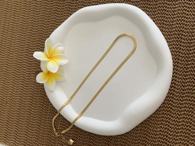 Çelik 2mm İnce İtalyan Zincir Kolye 