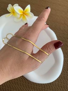 Çelik 60 Cm 1 mm İnce İtalyan Zincir Kolye Gold