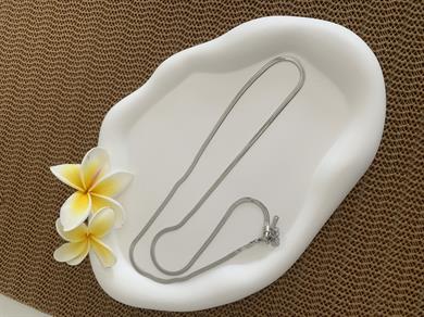 Çelik 60 Cm 2 mm İtalyan Zincir Kolye Gümüş