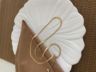 Çelik 60 Cm 4 mm İtalyan Zincir Kolye Gold