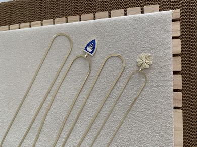 Çelik Gold 4 Lü Mavi Mineli Göz Set Kolye