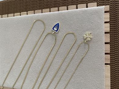 Çelik Gold 4 Lü Mavi Mineli Göz Set Kolye