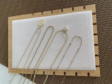 Çelik Gold 4 Lü Zirkon Taşlı Sdf Kalp Tasarım Set Kolye