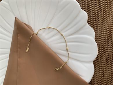 Çelik Gold Dört Topçuklu  Bileklik