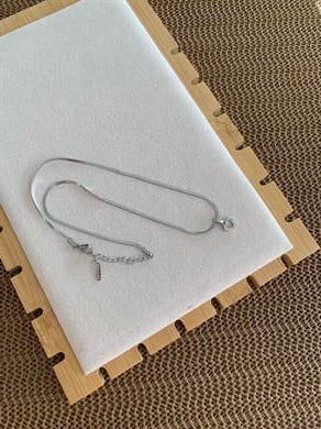 Çelik Gümüş İtalyan Zincir Zirkon Taşlı Mini Kalp Kolye