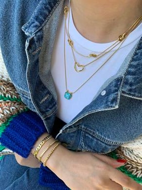 Çelik Kolye Kombin 4