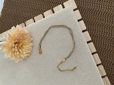 Çelik Mix ÜçLü Topçuk Sıralı İnce Küp İtalyan Zincir Bileklik