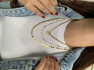 Çelik Kolye Kombin 1