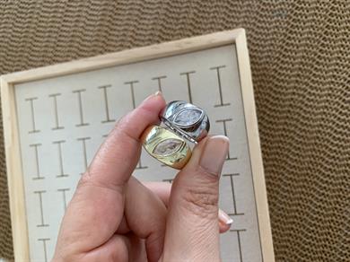 Özel Seri Damla Gömme Taşlı Yüzük