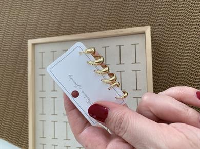 Özel Seri Gold İthal Kaplama Bombeli 6 LI Set Halka Küpe